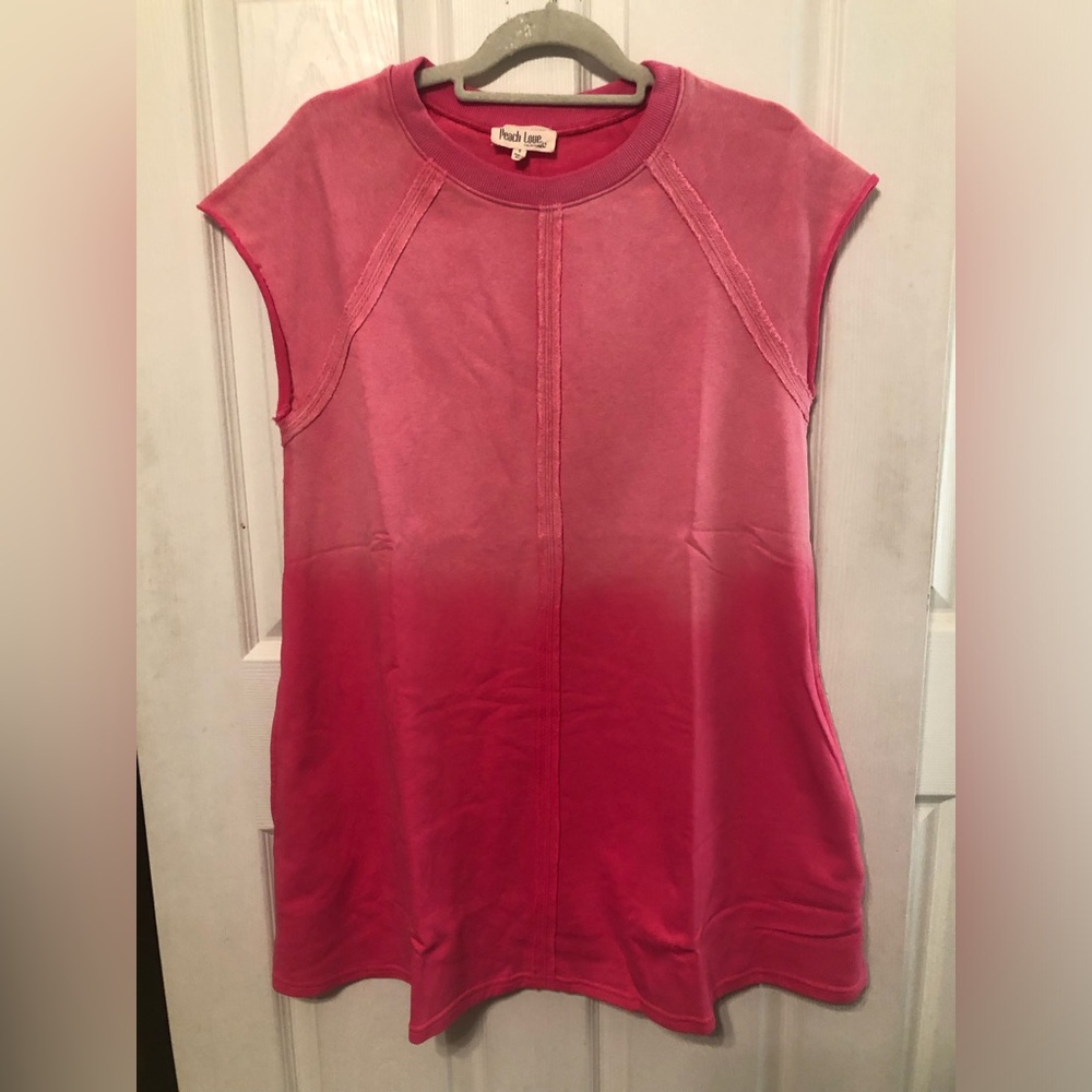 NWOT Peach Love Ombre Dress